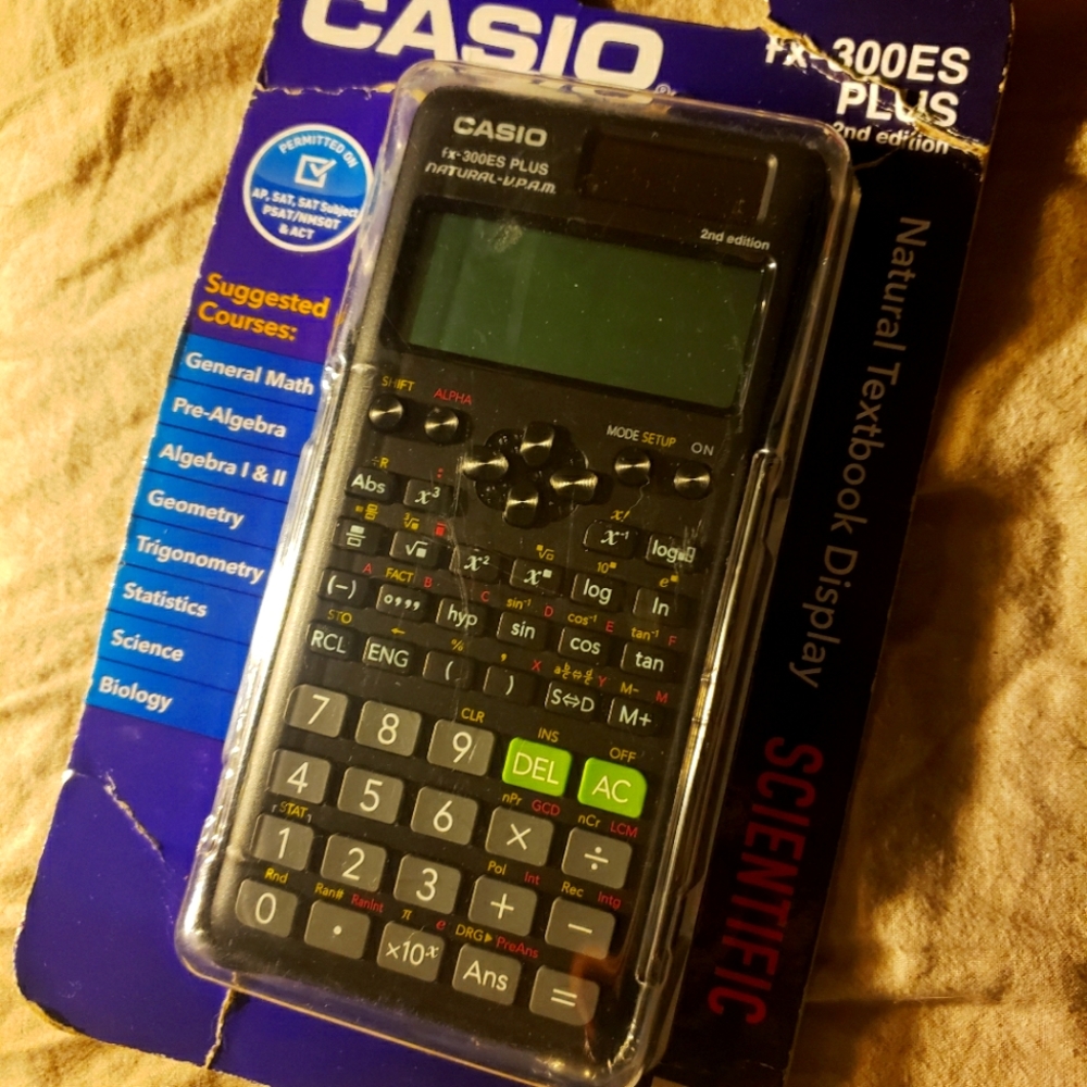 Casio fx-300ESPLS2 Black Scientific Calculator